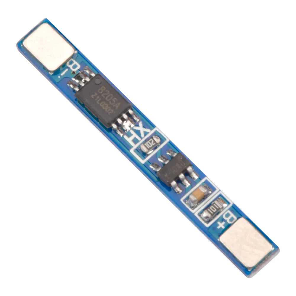 10Pcs lProtection Board For 3.7V 18650 Li-Ion Lithium Battery 1S 3.7V 2.5A Board Motor Lipo Cell Module Battery Balancer