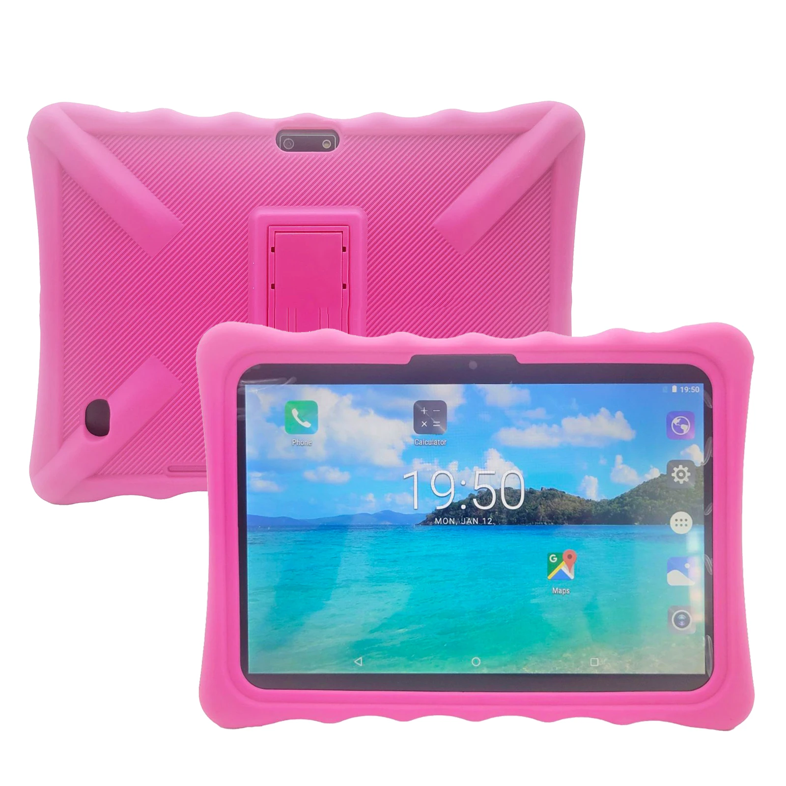 Kids Android 12 Tablet 10inch HD 1280x800 Screen Android Quad Core 4GB 64G WIFI 4000mAh Learning Children Tablet Drop-proof Case