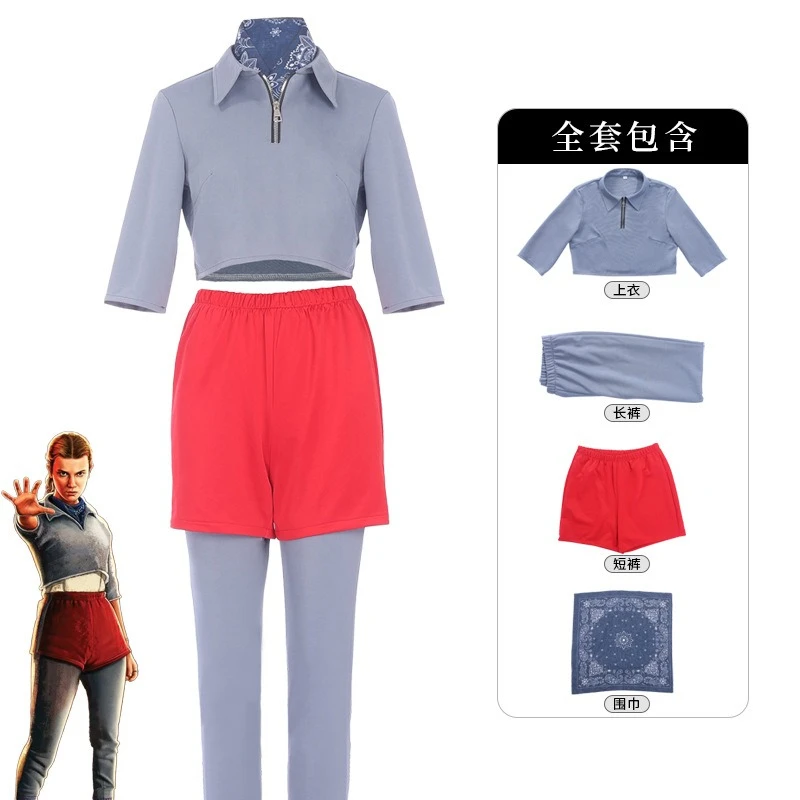 

Костюм для косплея Stranger Eleven, ТВ-сезон 5, тонкие вещи 11 для женщин и девочек, наряды в стиле фэнтези, Хэллоуин, карнавал, вечерние костюм