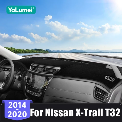 Para Nissan x-trail XTrail T32 2014 2015 2016 2017 2018 2019 2020 cubierta del salpicadero del coche evitar almohadillas de luz accesorios de parasol