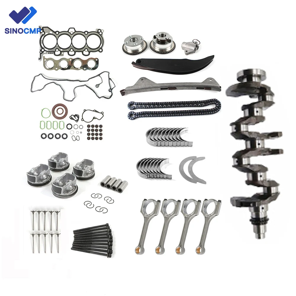 G4NA 2.0L 23110-2E501 23510-2E001 20910-2EA00 21020-2E000 Engine Rebuild Kit - Crankshaft Con Rods Timing Kit For Hyundai Kia