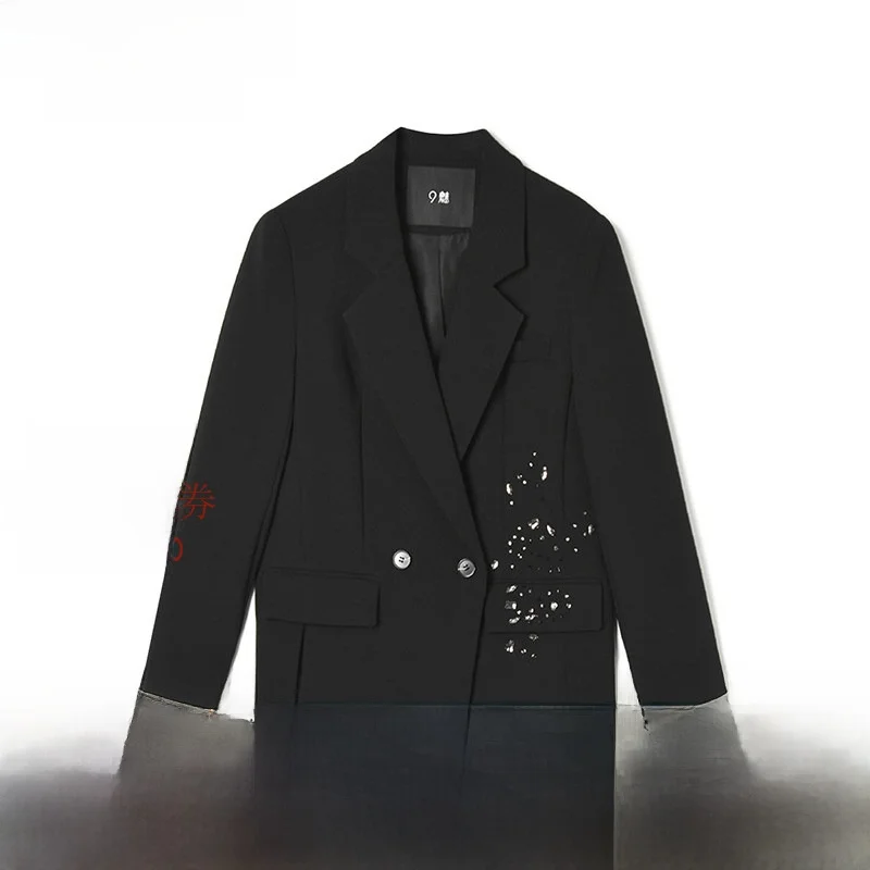 elegant-water-diamond-mid-length-women's-jacket-9-charm-high-end-spring-2026-commute-style-slim-fit-polyester-nylon
