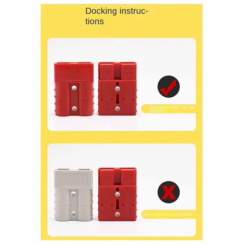 ABZC 50A High Current Connector Battery Quick Disconnect for EV Solar UPS New for Energy Plugs Green 10 Pack