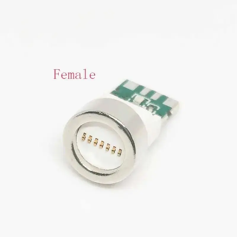 Magnetic Charging Cable Adapter Connector Tips Head for Type C Micro USB 3A Fast Charging 7pin Magnetic Tips Plug