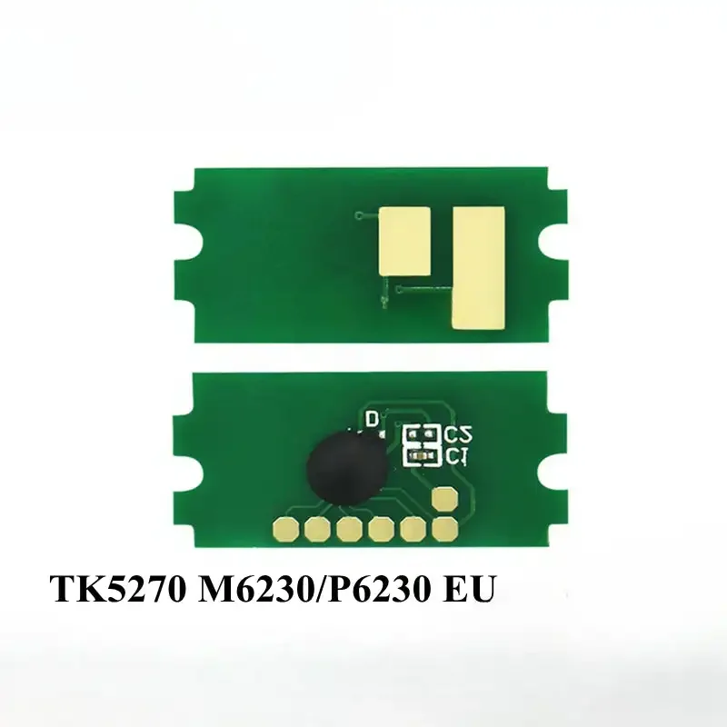 

8X TK-5270 TK5274 TK5275 TK5275K Cartridge Chip Reset for Kyocera ECOSYS M6230cidn P6230cdn M6630cidn TK5270 Toner Chip M6230