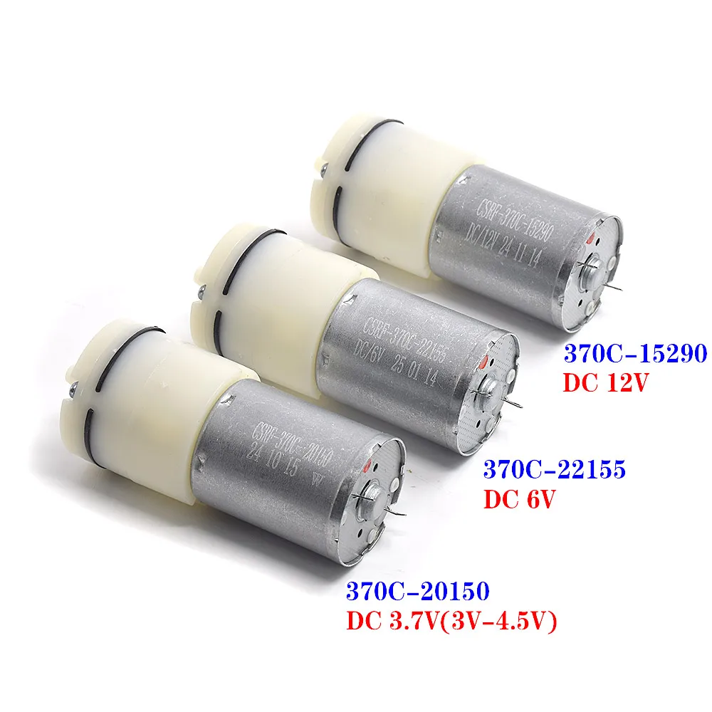 2pcs Pompe à Air Mini 370 DC 4.5V-6V - Pompe à Vide Négatif Pression Booster