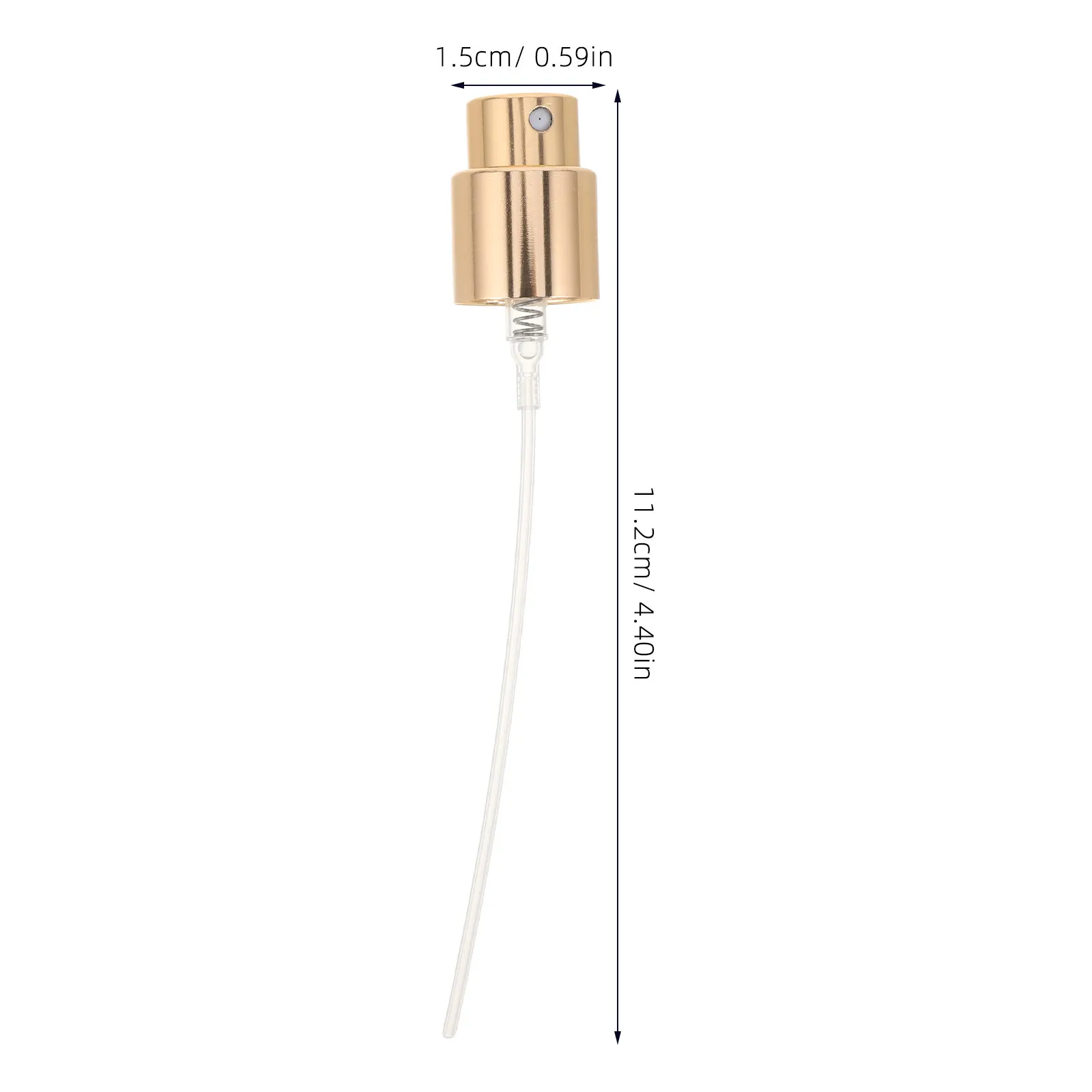 10Pcs Fine Mist Perfume Spray Nozzles Replacement Caps 15Mm Thread Leakproof Pump Tops for Essential Oil Bottles view 3