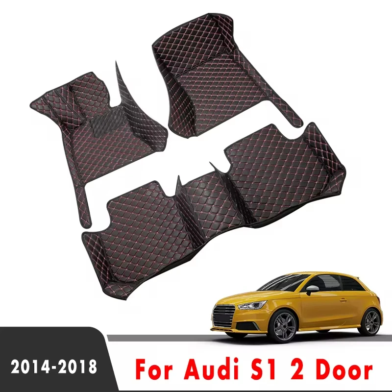 

Автомобильные коврики для Audi S1 2 Door 2018 2017 2016 2015 2014, водонепроницаемые защитные коврики, автомобильные матовые коврики, автомобильные аксессуары