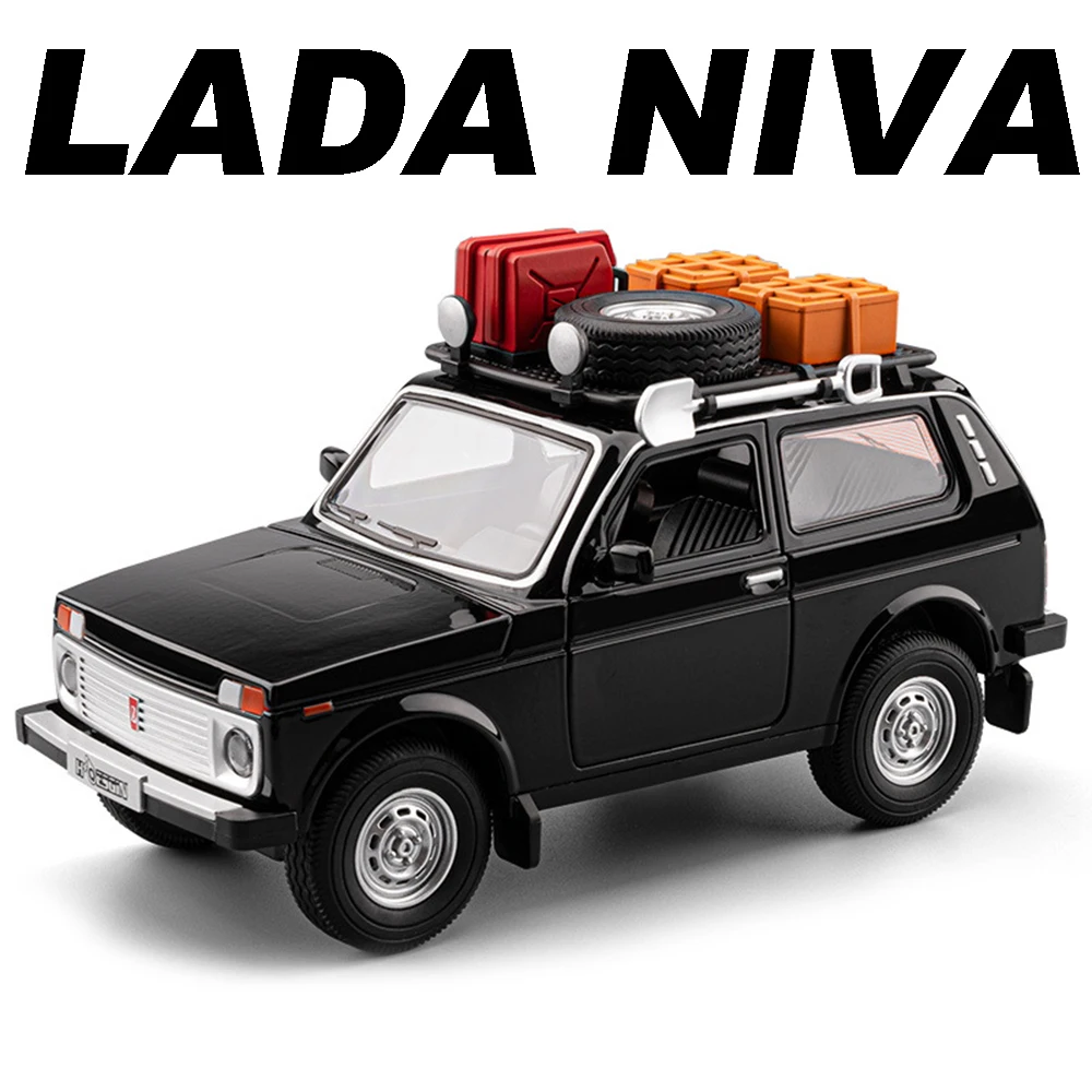 รถของเล่นจำลอง Lada Niva 2106 รุ่นวินเทจ ขนาด 1:24 ผลิตจากโลหะผสม พร้อมเสียง ไฟ ประตูเปิดได้ ระบบดึงหลัง เหมาะสำหรับเป็นของขวัญสำหรับเด็ก