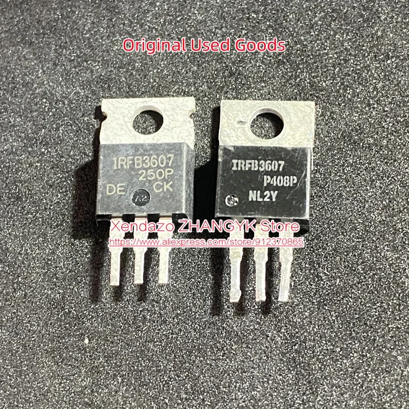 10pcs/lot Original IRFB3607 IRF3607 FB3607 Electric vehicle controller field effect tube high current 75V80A