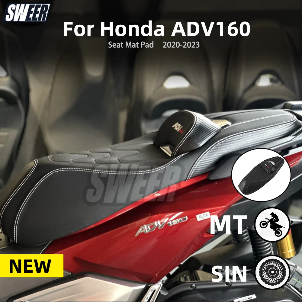 

Для HONDA Adv160 Zitkussen Kussen Stoelen Voor Adv160 2021-2023 Чехол на сиденье Motorfiets Hele для водителя Achter Passenger Kussen