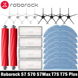 Roborock S7 S70 S7Max T7S T7S Plus Robot Vacuum Cleaner Accessories Main Brush cover Hepa Filter Mop Pad Spare Parts