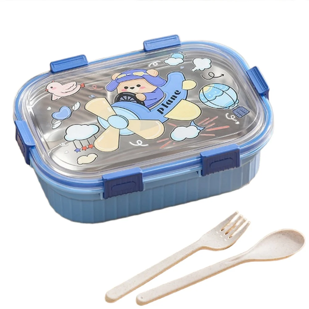 Meal Prep Container 1000ml with 3 Separate Sections Made of PP Material for Easy Microwave Heating and Transport