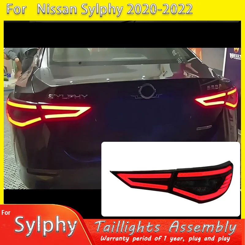 

Светодиодный задний фонарь для Nissan Sylphy 2012 2013 2014 2015 2016-2024, обновление, модифицированный для нового DRL, динамический указатель поворота, автоаксессуары