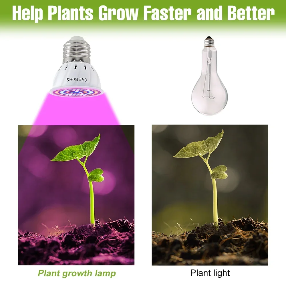 9 واط LED النبات ملء LED الطيف الكامل E27/E26 داخلي بوعاء تنمو ضوء الدفيئة خيمة المائية البذر زراعة الإضاءة