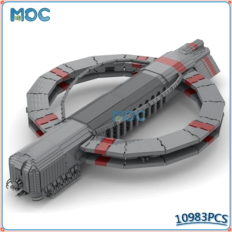 

MOC Building Blocks Peacekeeper Command Carrier Space Ship DIY Bricks Model Sets Assemble Display Toys Education Gifts 10983PCS