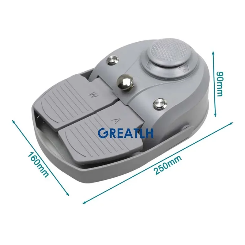 GREATLH Multi-function Dental Foot Control Switch Dental Unit Chair Function Foot Pedal Switch Spare Parts Dental Instrument