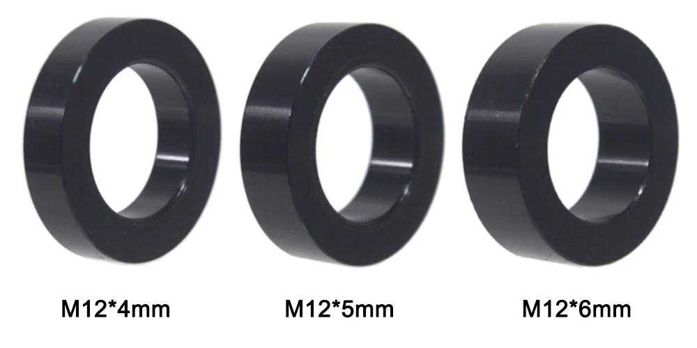 HEPPE Fahrrad Steckachse Unterlegscheibe M12 M15 Achse Spacer MTB Rennrad Nabenrohr Welle Spieß Spacer 0,5mm 1,5mm 3mm 4mm 5mm 6mm Dicke – Detail 11
