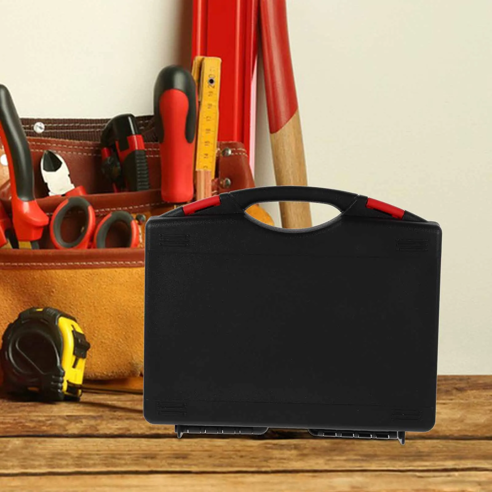 

Drill Bit Storage Box Hardware Organizer Portable PP Case Tool Boxes Small Parts Container Transparent Lid Compartment Design