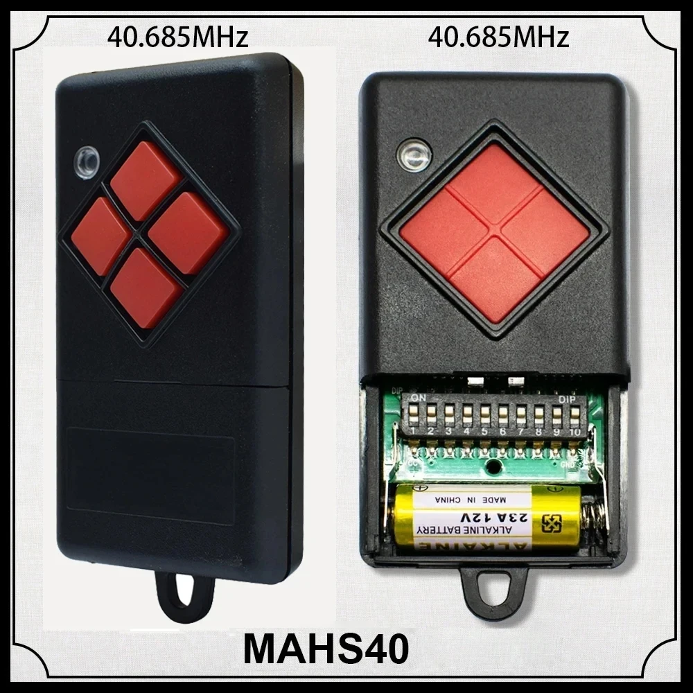 Für 40,685 MHz MAHS40-01 MAHS40-04 Garagentor-Fernbedienung 40 MHz Toröffner Schlüsselanhänger-Steuerung