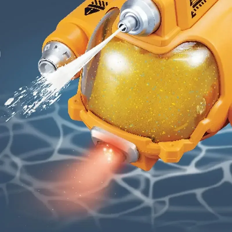 RC Mini High Speed Spray Boat Light Shooting For Pool Remote Control Racing Ship Aquatic Fun Smart Boat Kids Bath Toy Water Game