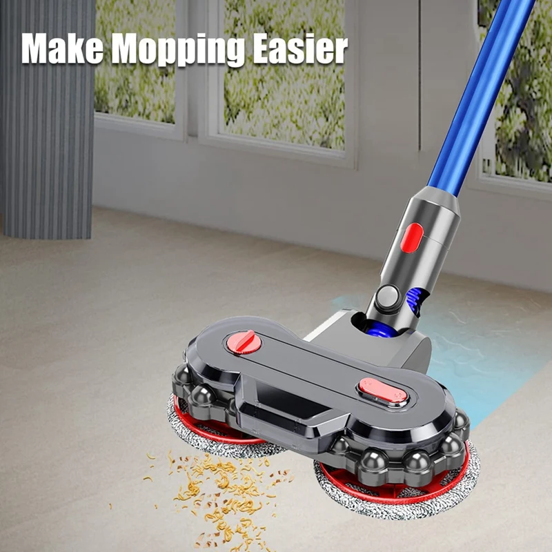 Electric Floor Mopping Head For Dyson V15 V8 V7 V10 V11 Vacuum Cleaner Attachments Mop With Removable Water Tank Easy Install