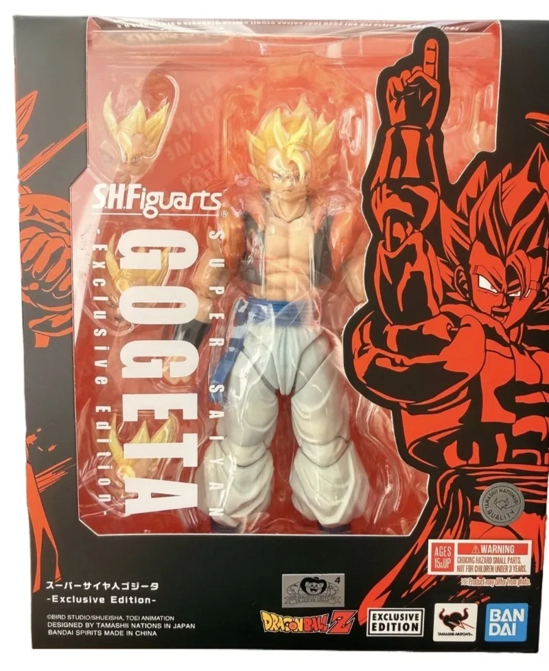 

BANDAI Dragon Ball Z 2025 NYCC S.H.Figuarts SHF Super Saiyan Gogeta Exclusive Edition Model Toys