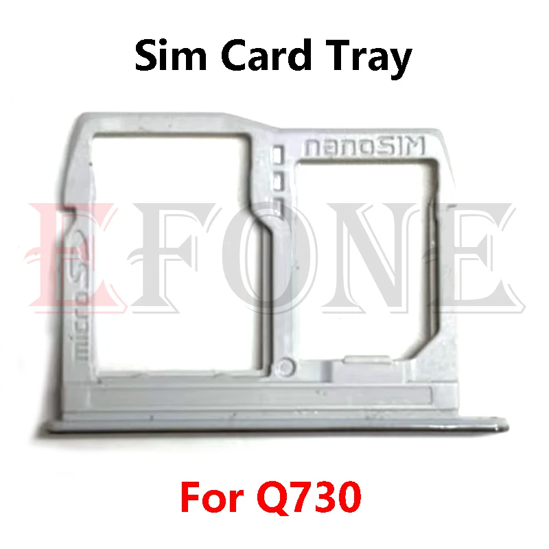 For LG Q Stylo 4 Q710 Stylo 5 Q720 Stylo 6 Q730 Q7 Q610 SIM Card Tray Holder Slot Adapter Replacement Part