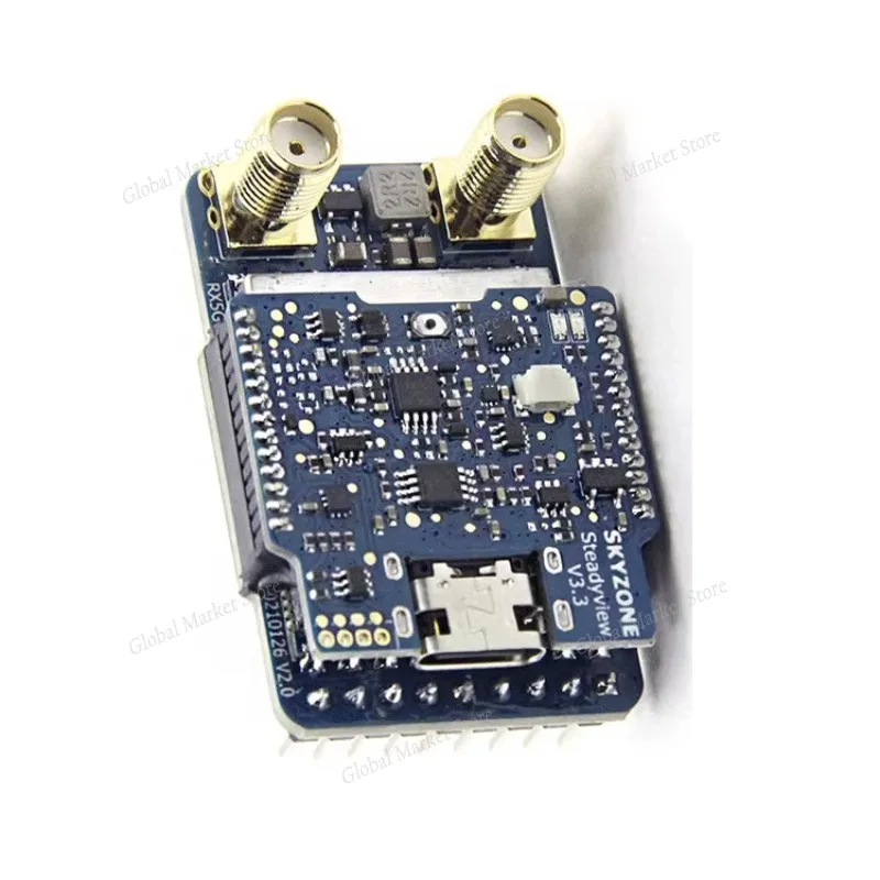 

3.3 Version Complete set 5.8GELRS video glasses receiving module Model aircraft FPV, Stable design new steadyview receiver
