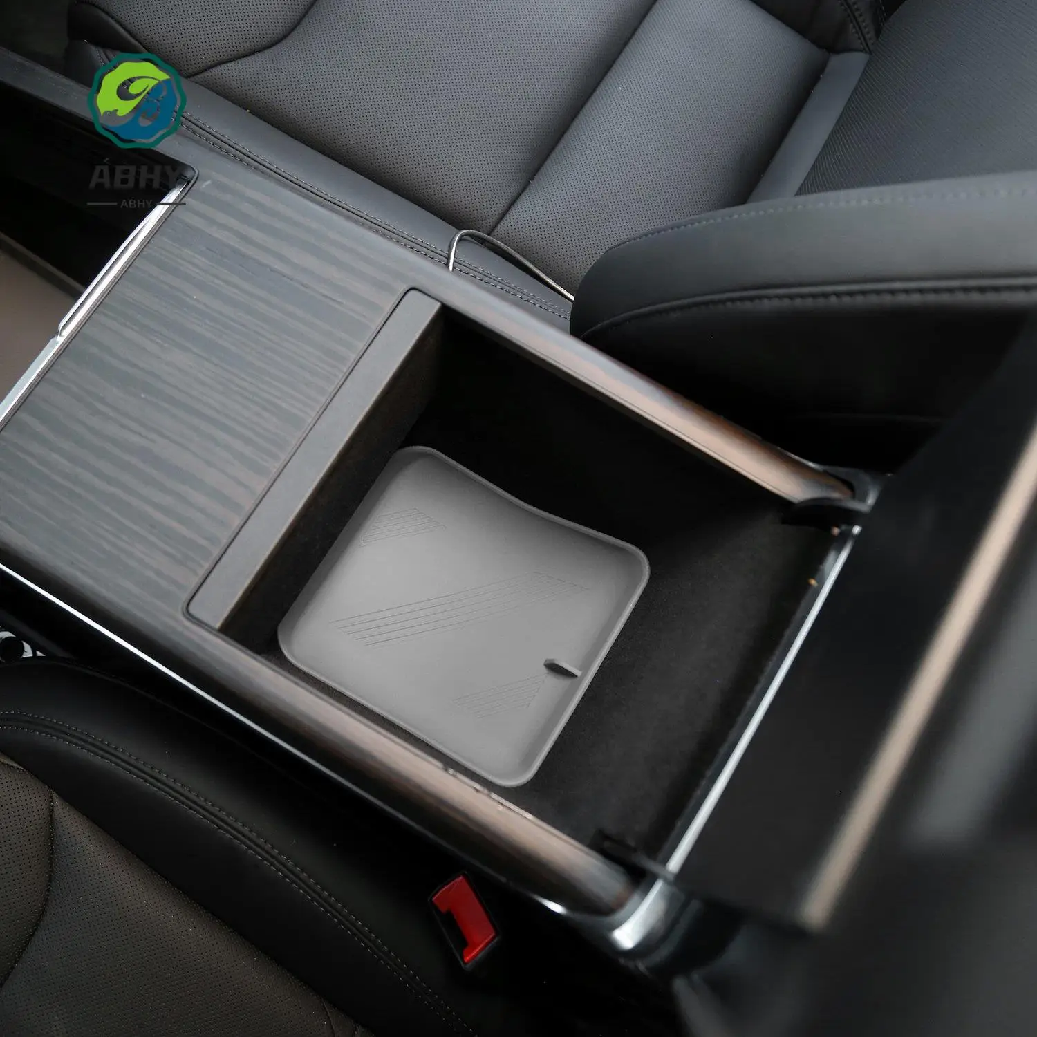 

ABHY-For Tesla Model X S Armrest Box Storage Protective Pads Car Interior Accessories