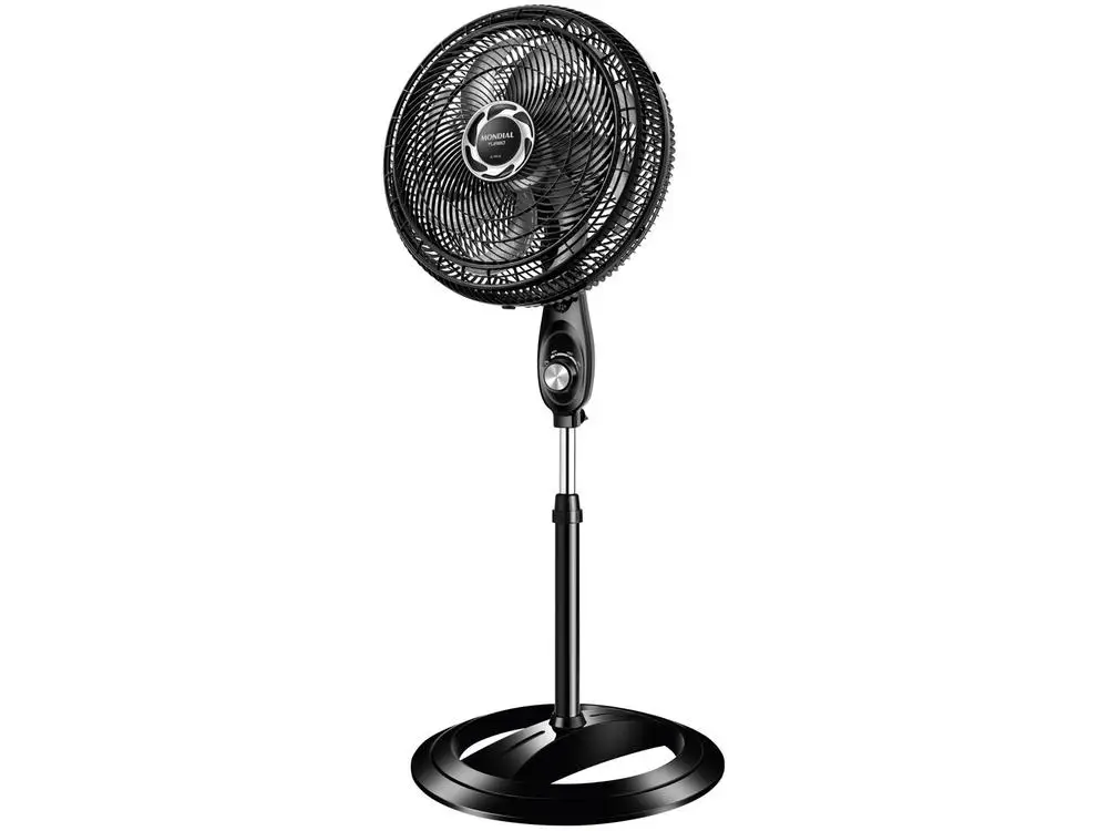Turbo Mondial-ventilador de columna NVT-40C-8P-B, 40cm, 8 velocidades, 3 velocidades, negro y Silver-220V