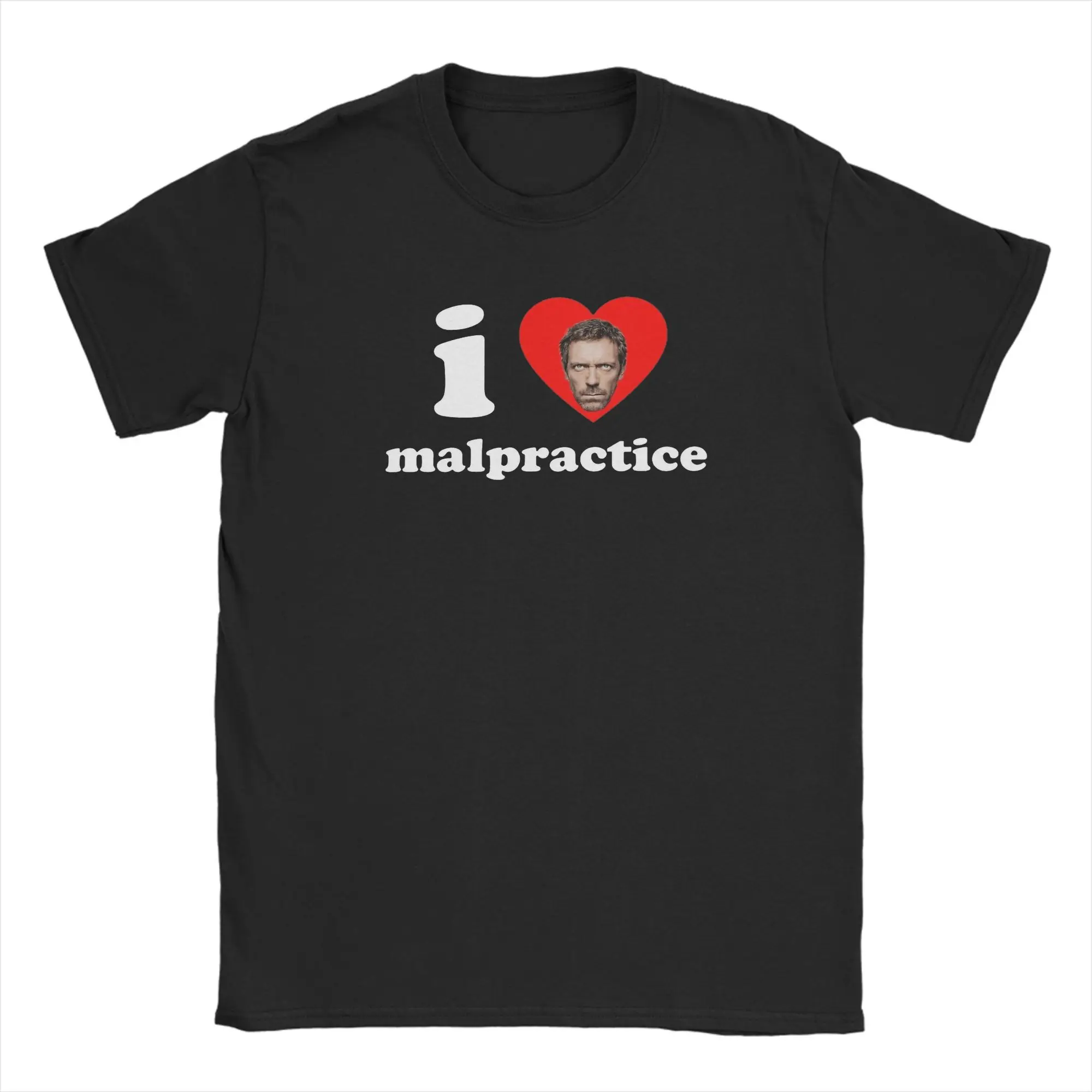 

I heart Dr Gregory House Md T Shirt Summer Hip Hop T-Shirts Man Cotton Round Neck Oversize Clothing Short Sleeve Vintage Tops