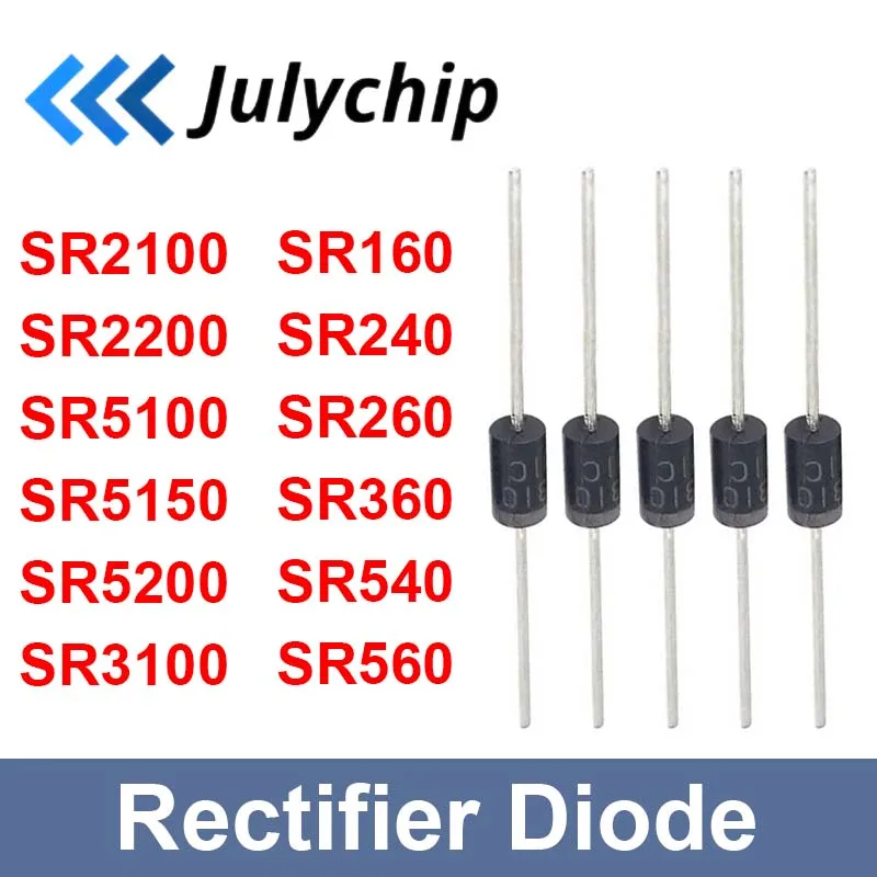 20 rectifier diodes SR240 SR260 SR360 SR540 SR560 SR2100 SR3100 SR3200 SR5100 SR5150 SR5200 SR160 SR2200 SR1100 SR10100