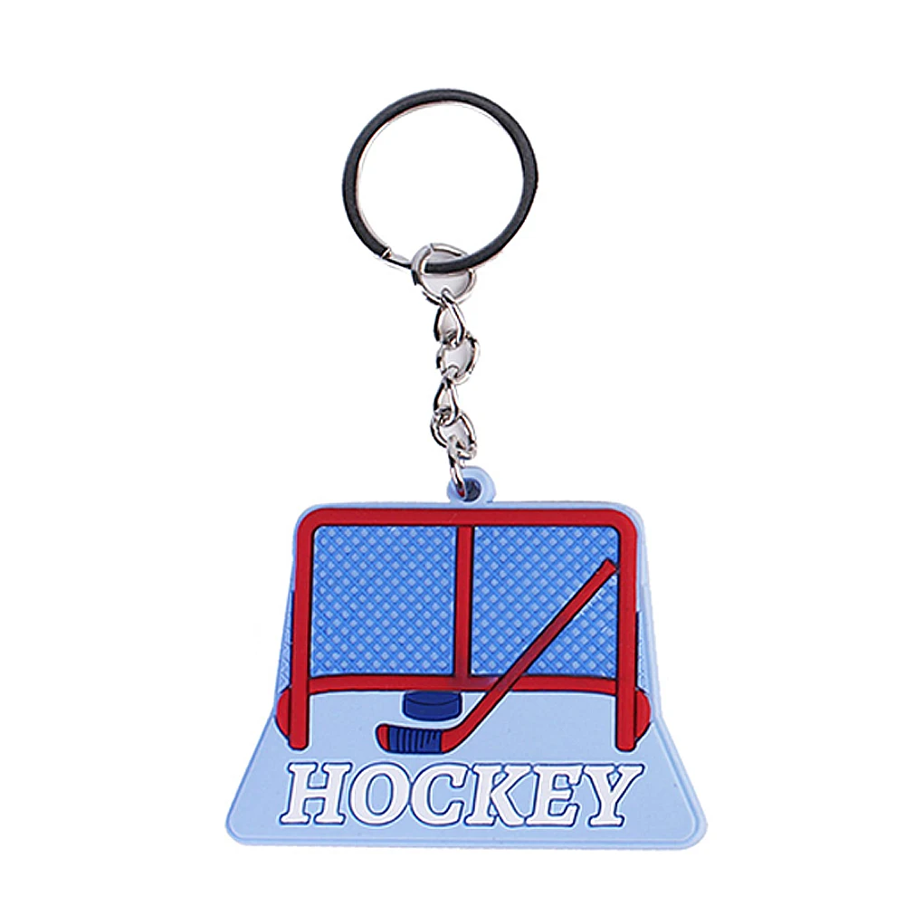 Hockey Keychain para crianças, Ice Fan Presentes, Sports Party Decoration Acessórios, 5pcs