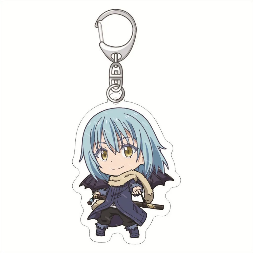 

That Time I Got Reincarnated as a Slime Keychain Anime Acrylic Cartoon Key Chain Pendant Accessories Keyring