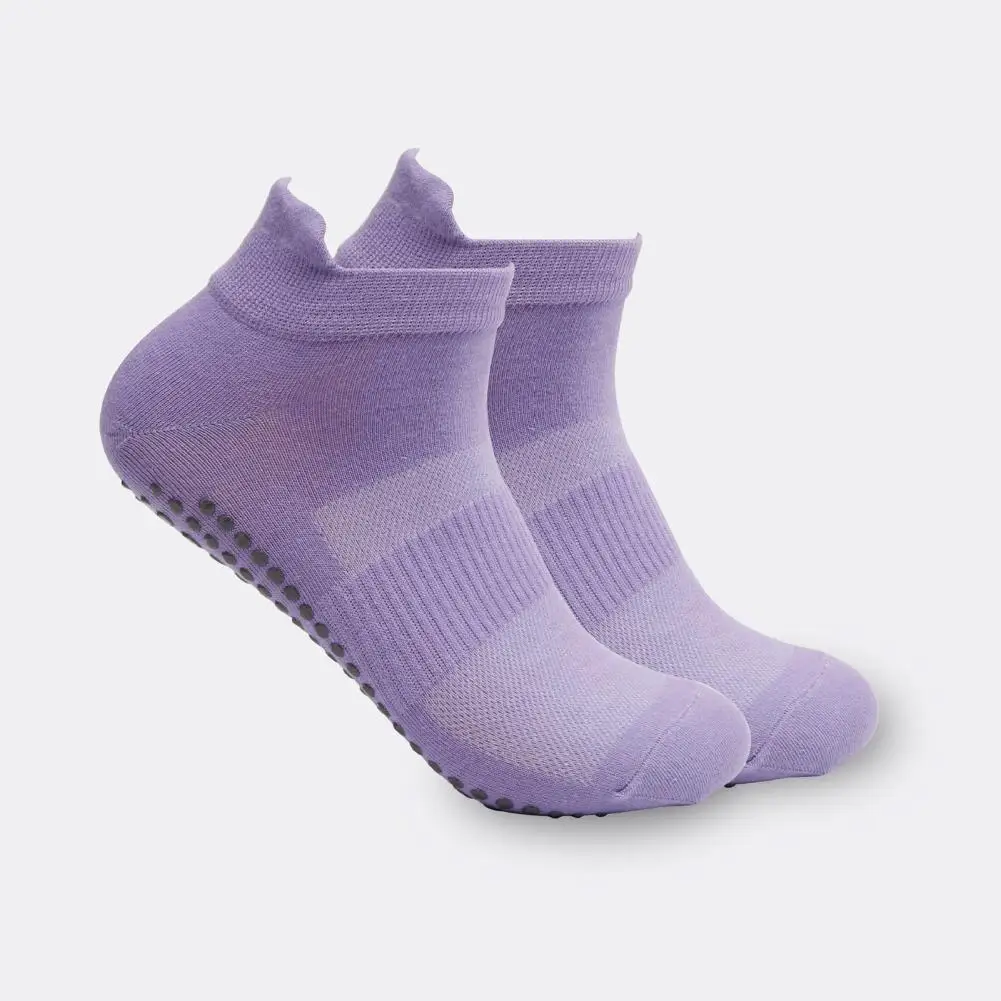 Cushioned Sole Yoga Socks Warm Anti-slip Unisex Floor Socks with Silicone Bottom for Sports Winter Activities Thickened for High