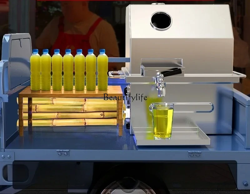 

sugarcane machine stainless steel automatic electric small sugarcane machine vertical desktop stall