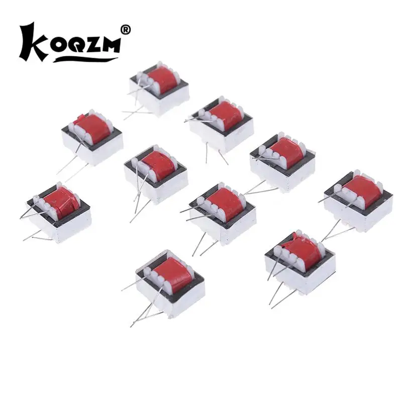 10pcs High Qulity Double-wire Winding Audio Transformers 600:600 Ohm Europe 1:1 EI14 Isolation Transformer