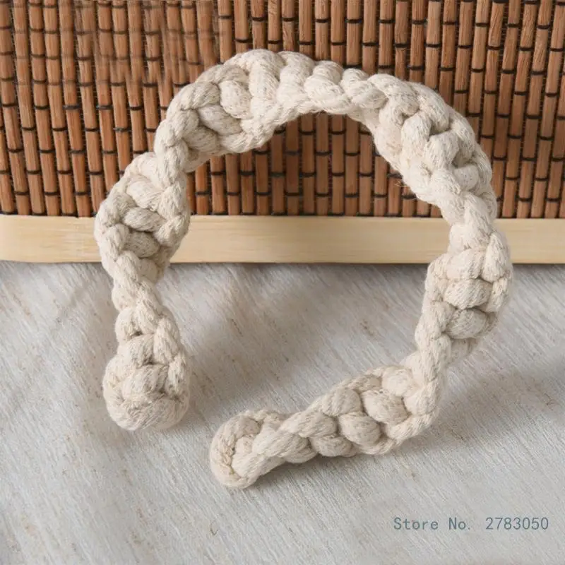 Jute Rope Curtain Tiebacks Pack of 8, Flexible Natural Fiber Drapery Holders for Home Decoration