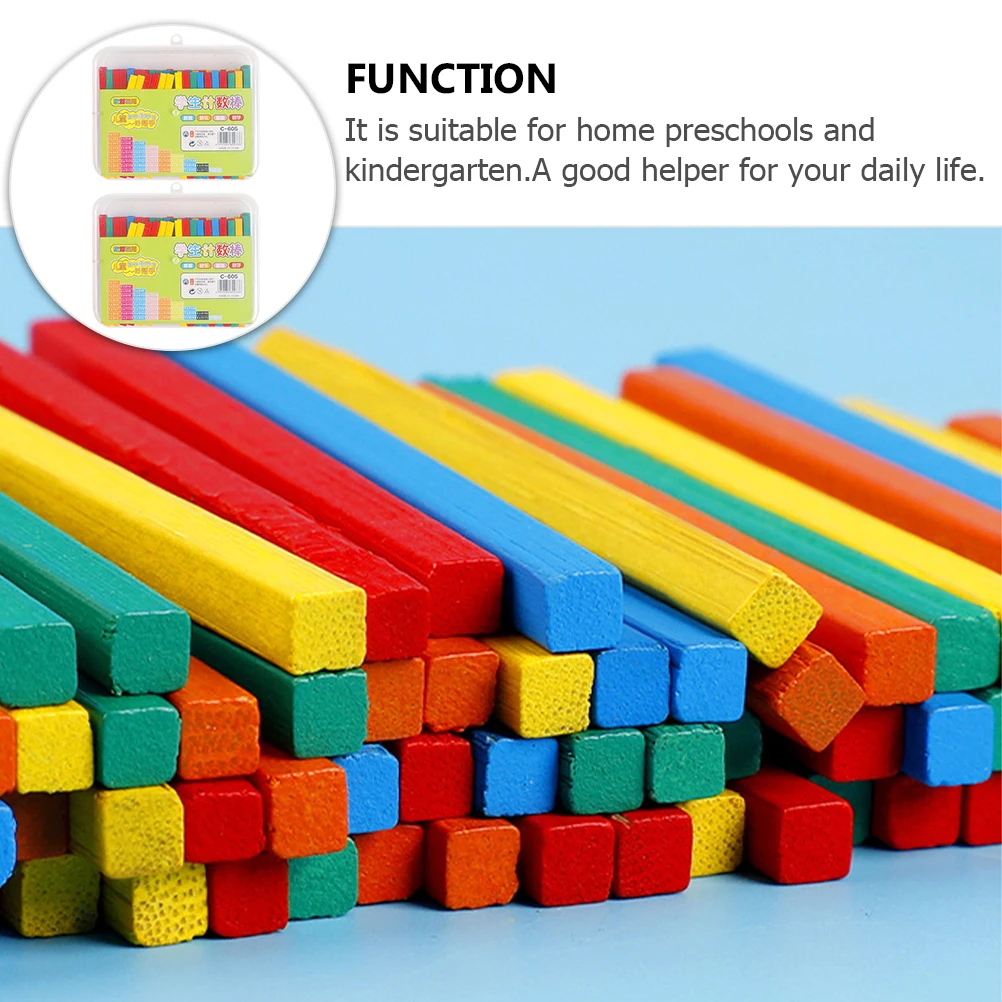 

100pcs Counting Sticks Educational Toy Mathematics Teaching Aids Learning Rods Supply Kids Student Preschool Kindergarten Home