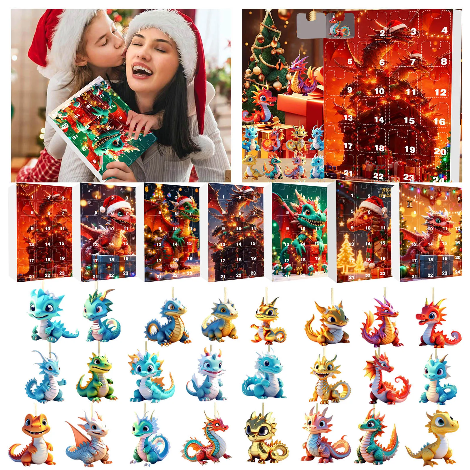 Water Bottle with Timer Alarm Exclusive 2025 Christmas Countdown Calendar: Battery Christmas Lights with Timer And Remote