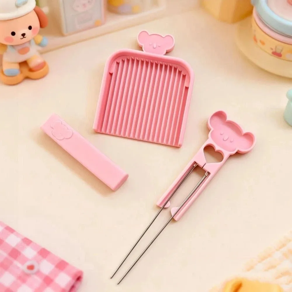 2.6mm Fuse Bead Needle Tweezer Tray Kits Creative DIY Fuse Beads Picking Tray Kit Single Needle Bead Storage
