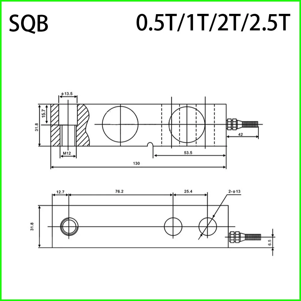 YZC-320C Pressure Sensor Electronic Loadometer Load Cell 500kg 0.5T 1T 2T 2.5T 3T