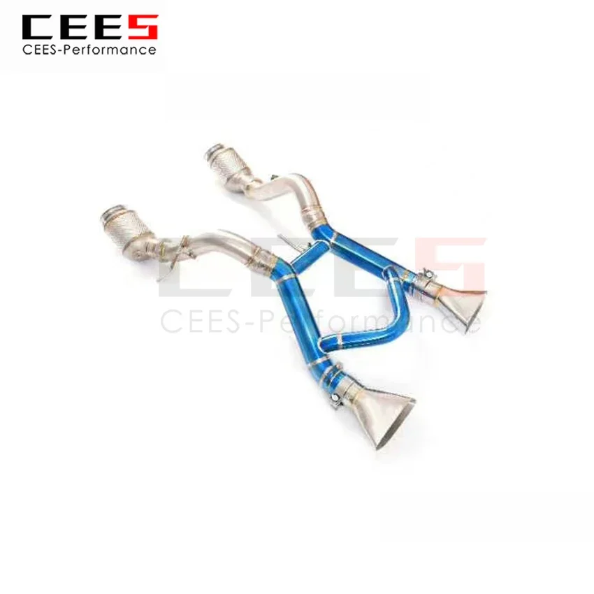 CEES Exhaust System For Mclaren 650S  Tuning Catback Valve Muffler Auto Modification Terminale Scarico Auto Car Parts