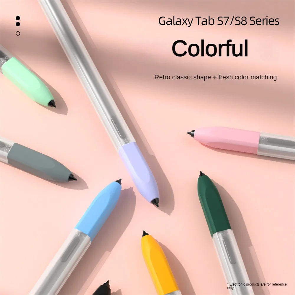 コンデンサーペンスリーブ、ゼリー感、包括的な保護、新鮮な色のマッチング、快適なグリップ、レトロな鉛筆の形