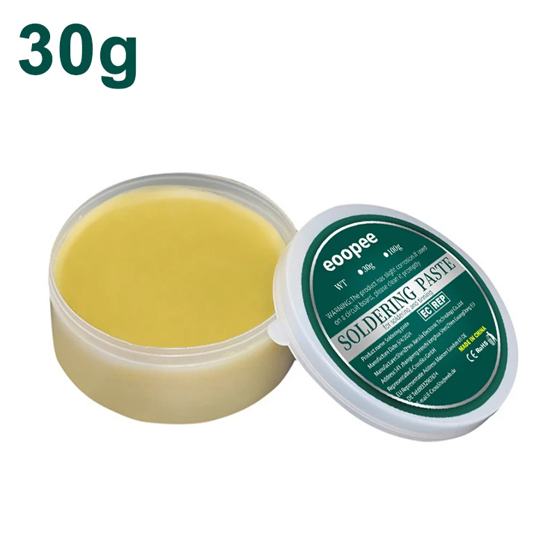 Lotpaste Kolophoniumflussmittel 10 g/30 g/100 g bleifreies Schweißflussmittel Eisenreparatur Schweißpaste Löttinn Lötöl Lötflussmittel – Detail 3