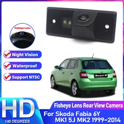 Car Camera Reversing Reverse Camera rear view camera HD CCD Night Vision  Waterproof For Skoda Fabia 6Y MK1 5J MK2 1999~2014