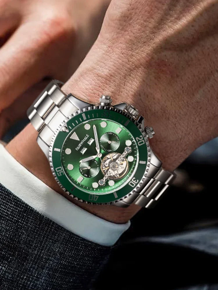 

Sports Men's Automatic Watch Install Automatic Movement Men Luxury Men's Watches Shipping Free Watch