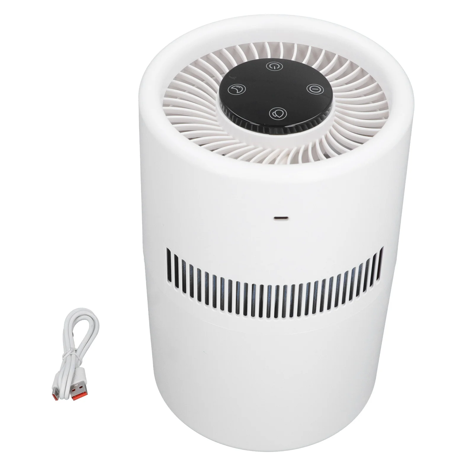 Air Purifier and Humidifier 2 in 1 5W 4L Water Tank Quiet Humidifier Desktop Air Purifier for Office Bedroom Nursery