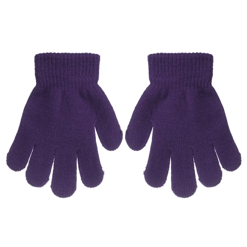 

Горячие теплые эластичные вязаные перчатки для мальчиков и девочек